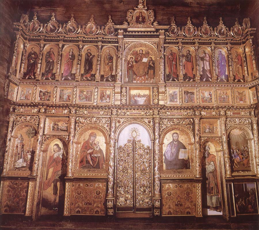 Iconostas from the church of the Holy Spirit
